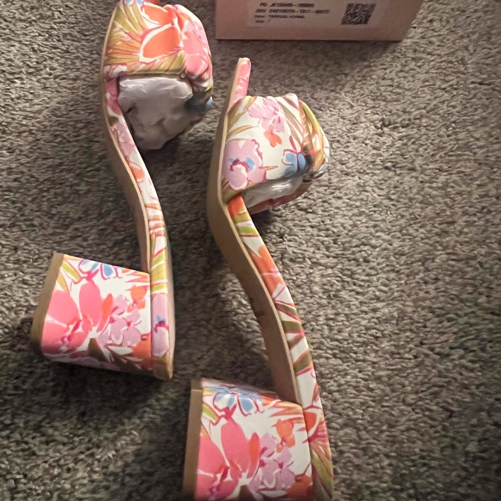 Floral sandals